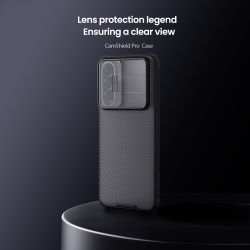 Чехол прозрачный тонированный с защитой камеры на смартфон Samsung Galaxy A57, серия CamShield Pro от Nillkin