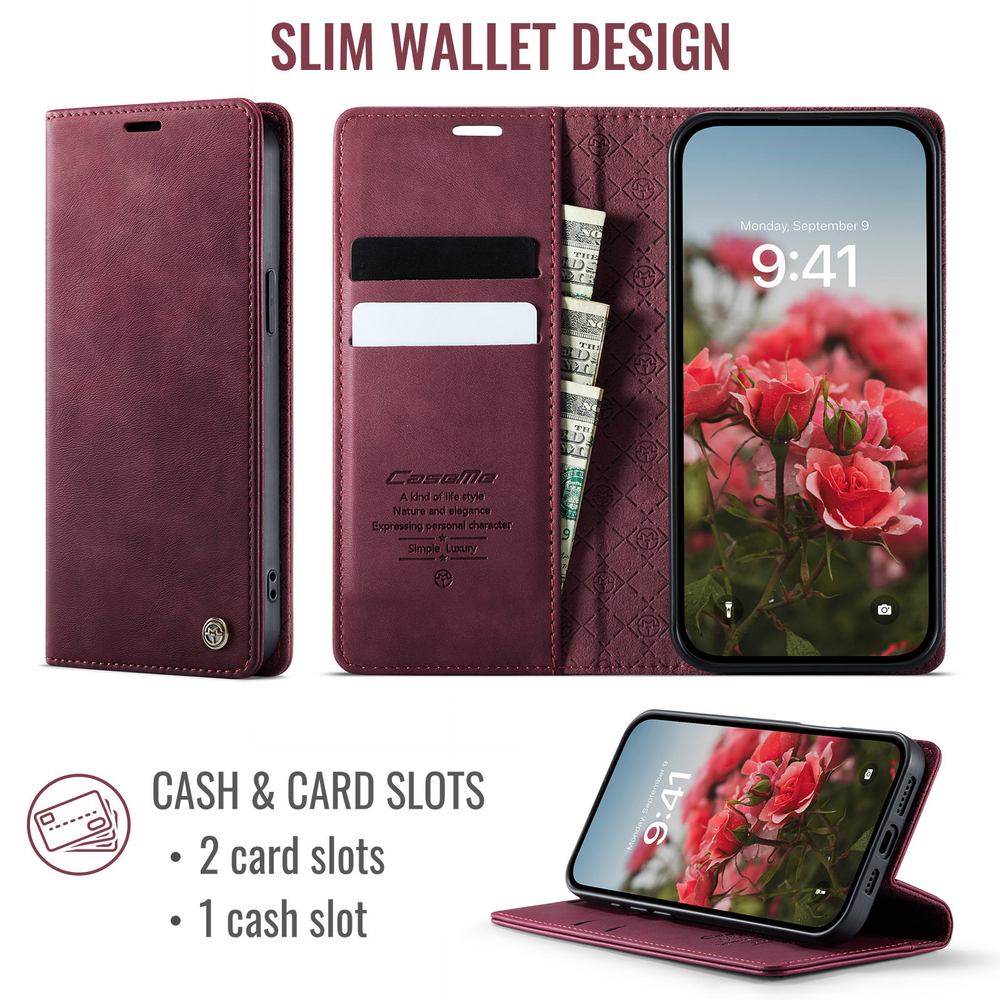 Чехол-книжка CaseMe RFiD iPhone 14 Plus