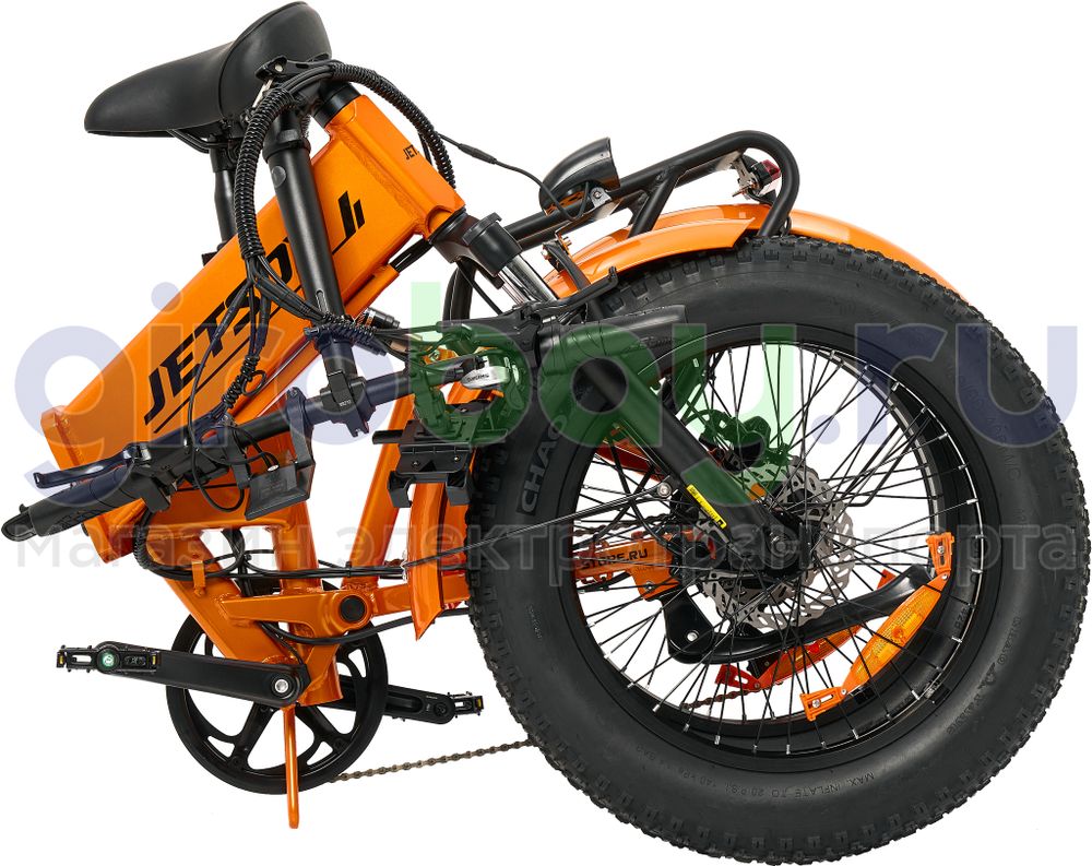 Электровелосипед Jetson GRIZZLY 1200W (48V/15Ah) - Оранжевый фото №10