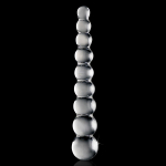 Стеклянная анальная елочка Icicles No.2 - 21,6 см. (Цвет: прозрачный)