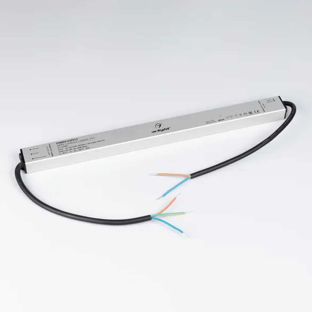 Блок питания ARPV-LG48240-LINEAR-PFC (48V, 5A, 240W) (Arlight, IP67 Металл, 5 лет) 034896