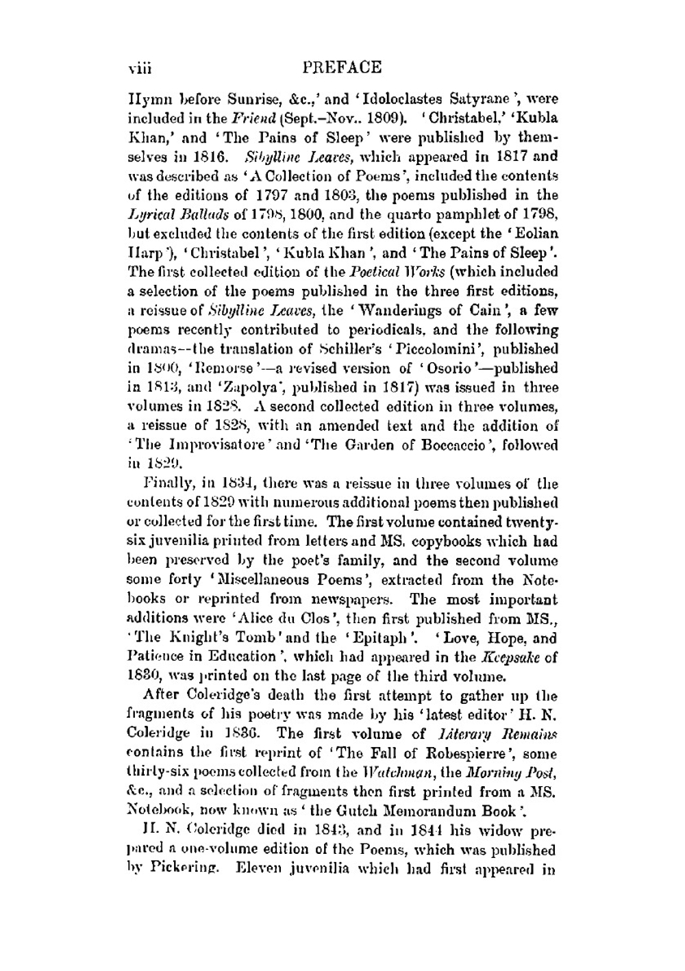 Complete poetical works. Including poems and versions of poems now published for the first time. Edited with textual and bibliographical notes by Ernest Hartley Coleridge. Vol. 1 | Samuel Taylor Coleridge