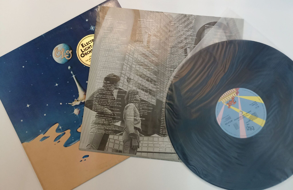 Винтажная виниловая пластинка LP ELO Elictic Light Orchestra Time (Holland 1981)