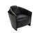 Кресло RS114, черная кожа