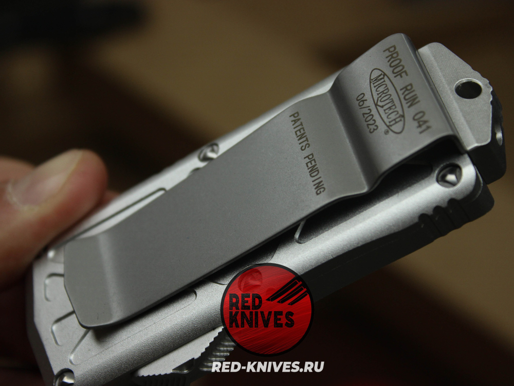 Нож Microtech Exocet T/E - танто клинок, белая рукоять RK/Н29