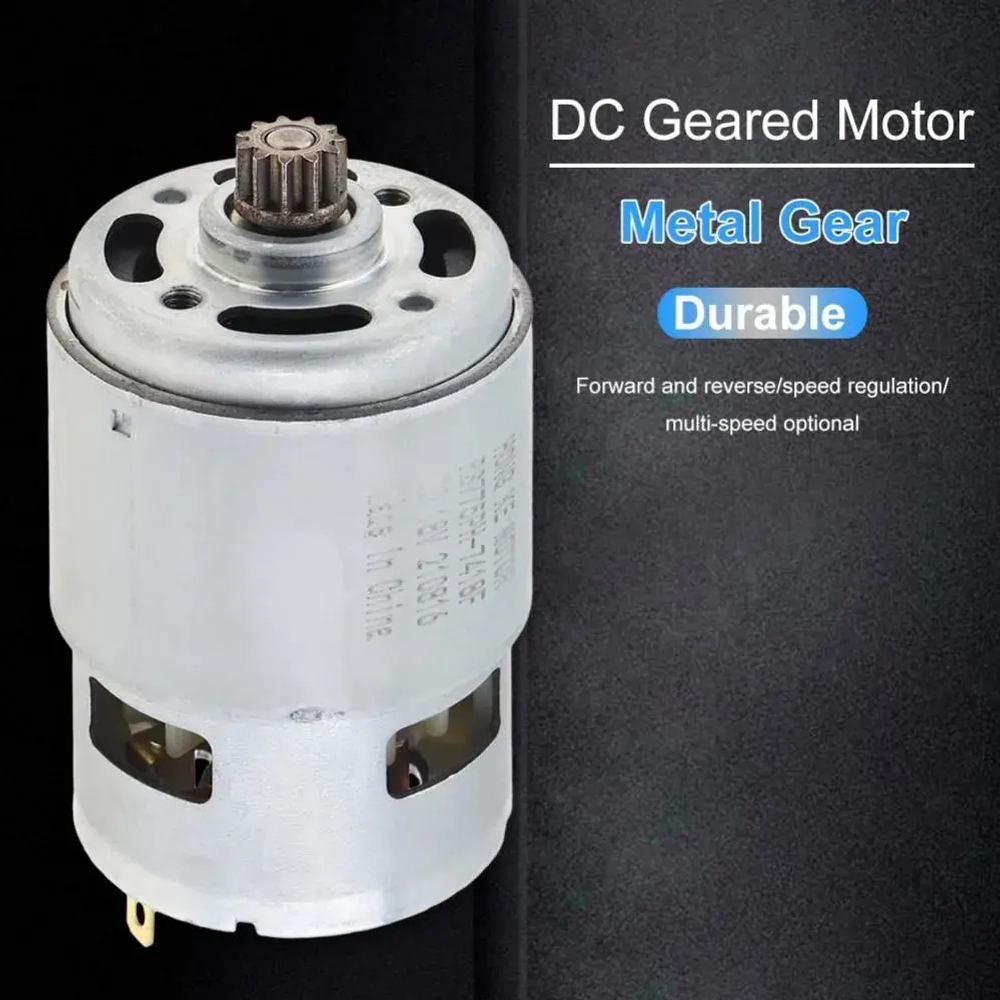 RS775 11 зубьями (10.5*8 mm) DC 18V двигатель высокой мощности с передачи для электрической пилы
