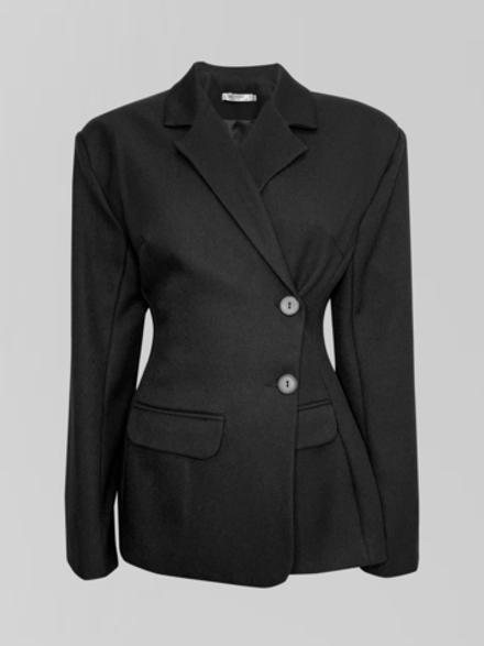 Пиджак Agdali Brand приталенный на двух пуговицах с широкими плечами