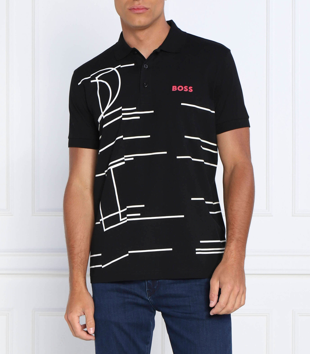 поло paddy 3 BOSS GREEN - черный(50472552)