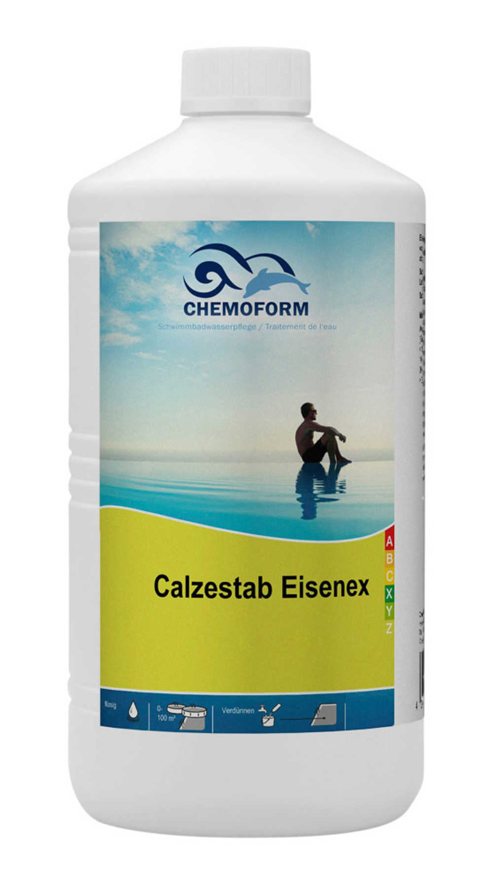 Calzestab-Eisenex, препарат препятствующий образованию металлов и известкового рас-ра в воде, 1 л, Chemoform