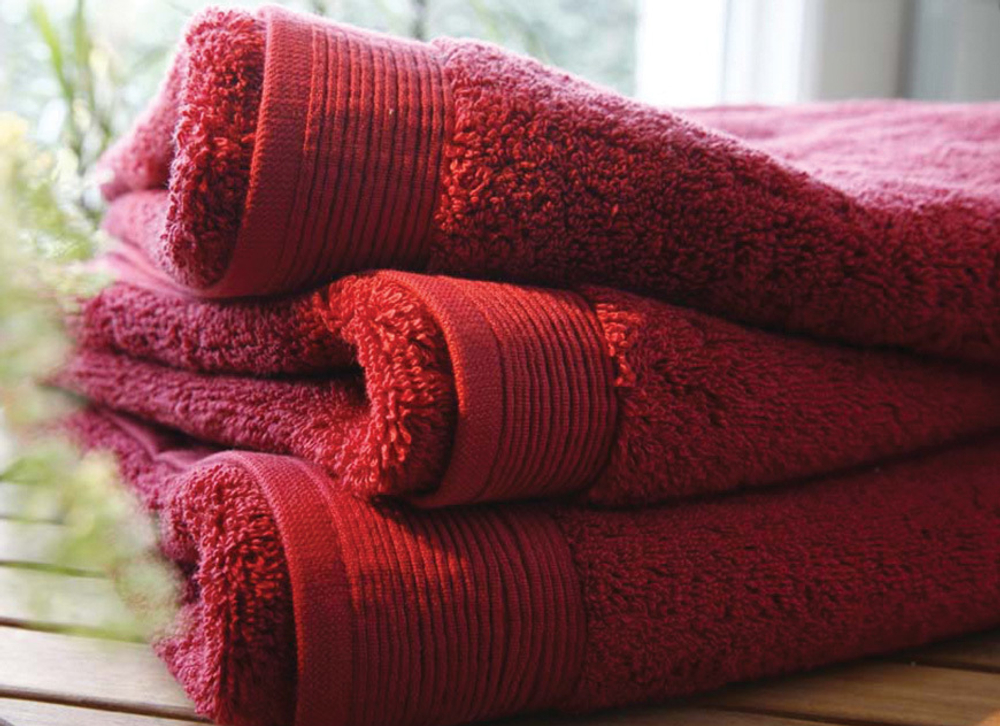 Полотенце 55х110 Blanc des Vosges Uni Piment