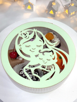 Авторские пирожные для мамы 7 шт - ЦВЕТ КОРОБКИ БЕЗ ВЫБОРА! (8 марта)