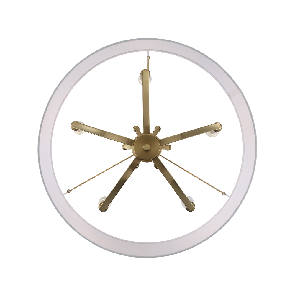 SL1403.303.05 Люстра подвесная ST-Luce Латунь/Прозрачный E27*5 40W ОПАЛ