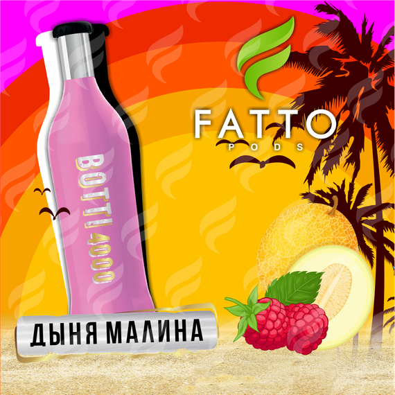 FATTO PODS BOTTI (2% nic) – Melon Raspberry