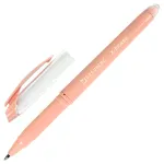 Ручка стираемая гелевая с грипом BRAUBERG X-ERASE PASTEL, 1шт, СИНЯЯ, узел 0,7 мм, линия 0,35 мм, 143953