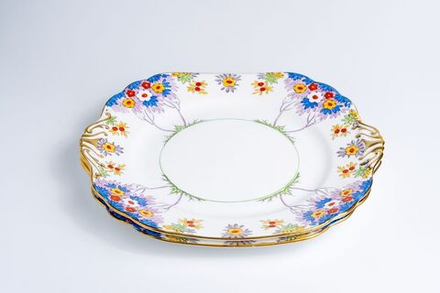 Два блюда из сервиза Woodland в стиле ар-деко