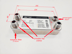 Теплообменник ГВС (12пл.) для VAILLANT AtmoMAX Pro(Plus)/TurboMAX Pro(Plus) (арт. 065131)