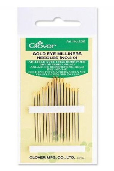 Иглы шляпные 236/3,5,7,9 Clover
