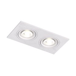 DK3022-WH Встраиваемый светильник, IP 20, 10 Вт, GU5.3, LED, белый, пластик