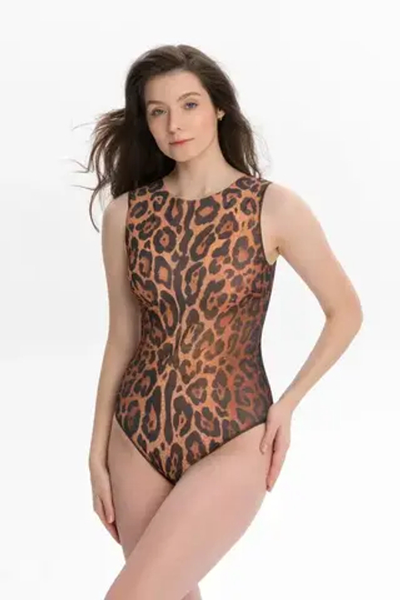 Купальник без рукава "Леопард 25"