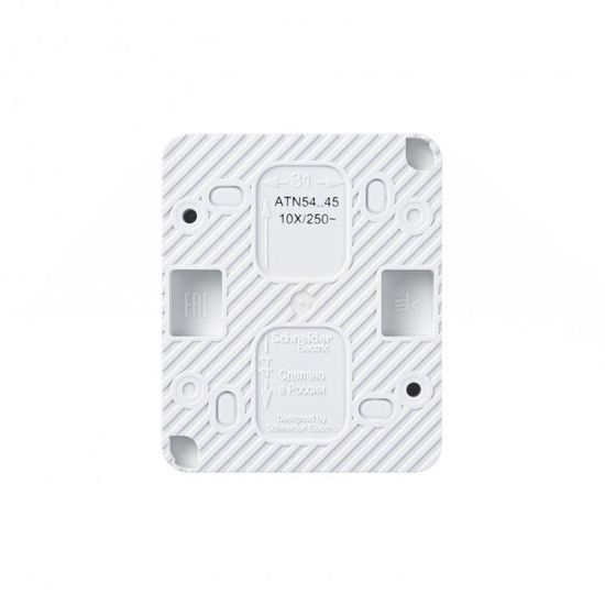 Розетка 1-м ОП AtlasDesign PROFI 16А IP54 250В заземл. защ. шторки бел. SE ATN540145