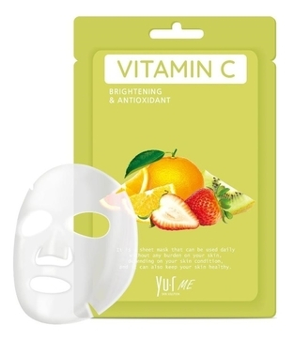 Маска тканевая с витамином C YU.R ME Vitamin C sheet mask, 25 г