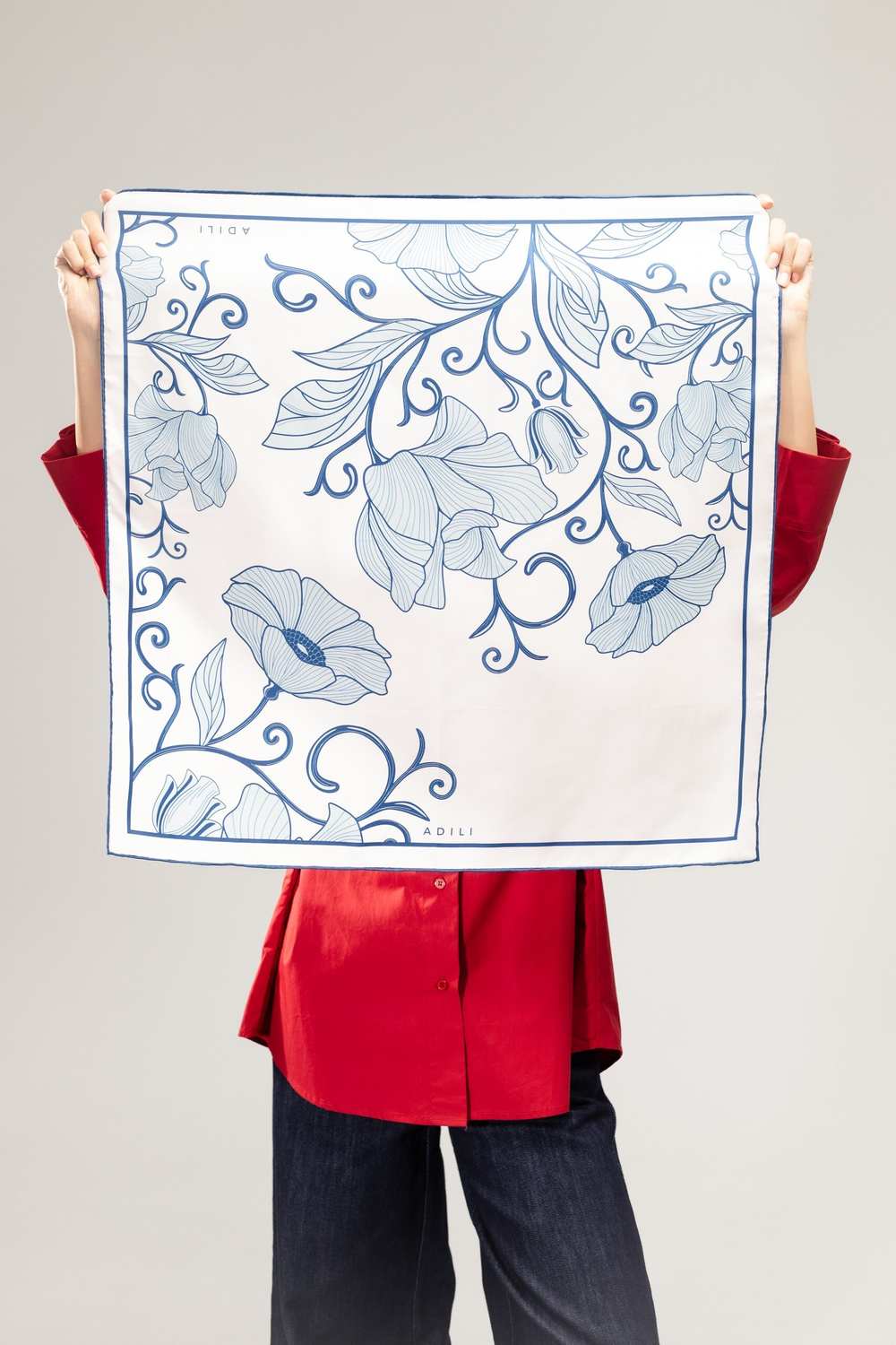 Платок, шелк