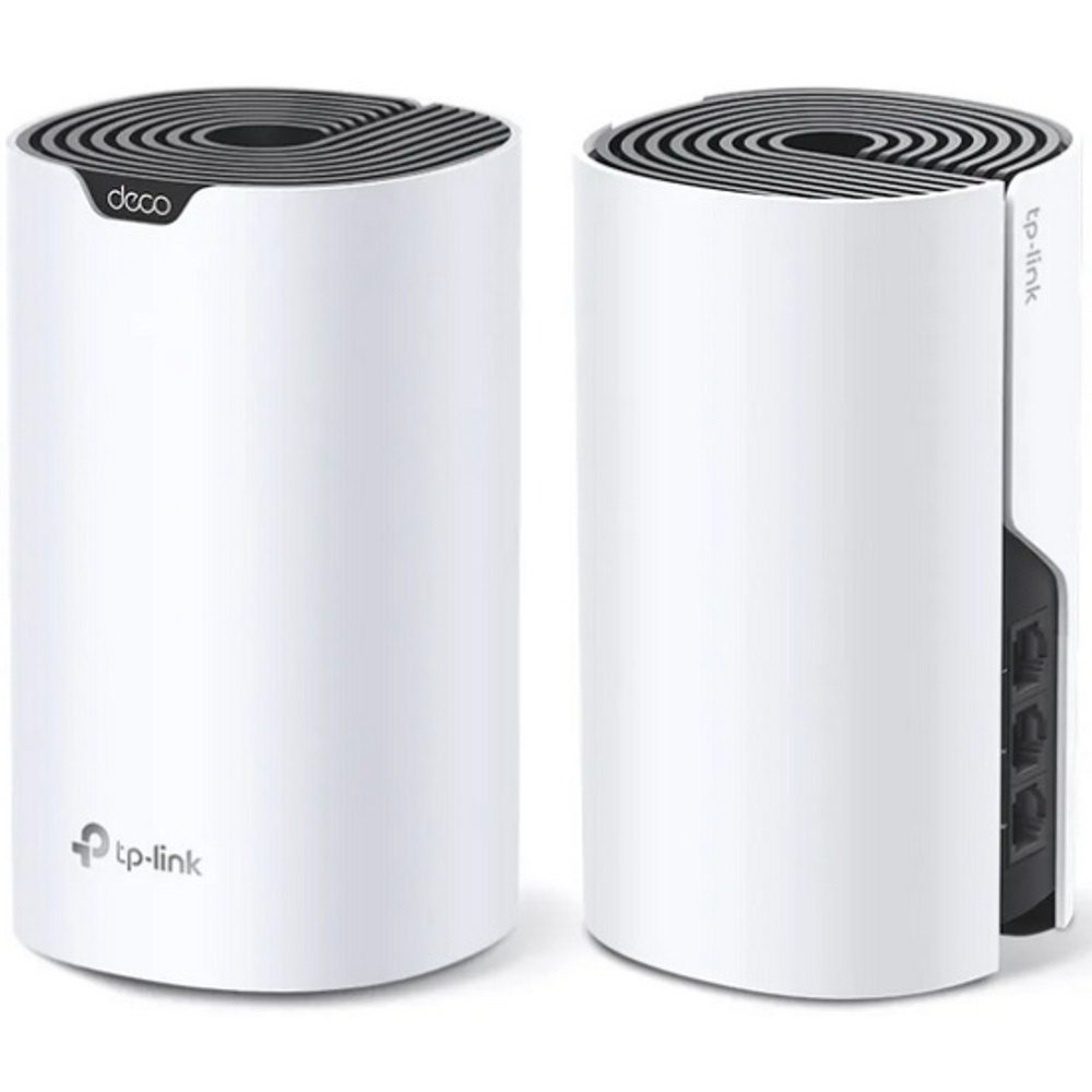 Беспроводной маршрутизатор TP-Link Mesh Deco S7 802.11ac, 1900(300+1300) Мбит/с, 2.4ГГц и 5ГГц, 3xGbLAN (2-pack)