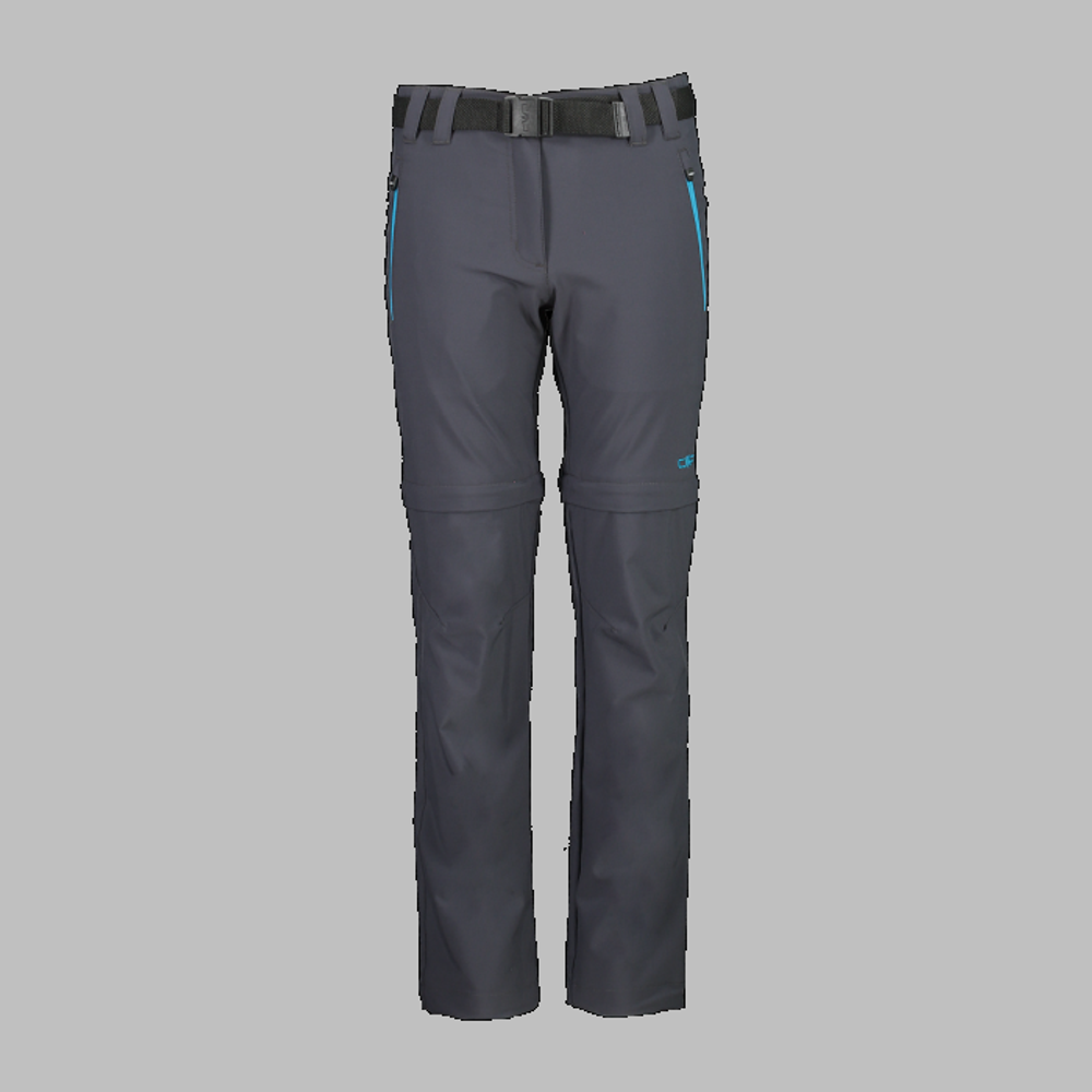 Брюки детские CMP KID G ZIP OFF PANT, артикул 3T51445 U911, цвет TITANIO (U911)