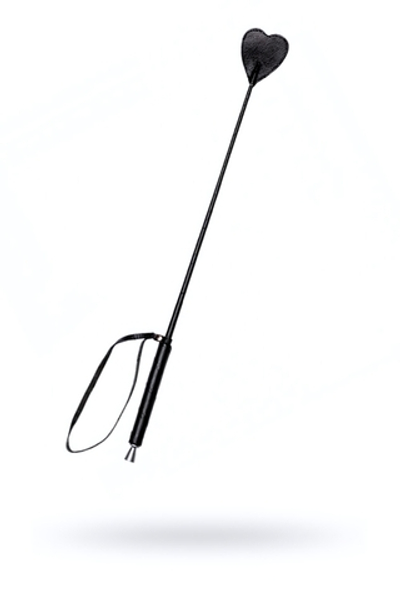 Стек Sitabella Сердце с кожаной ручкой черный 62 см