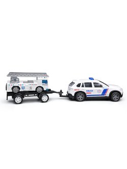 Игровая Машинка с прицепом служба полиции (BX-194)