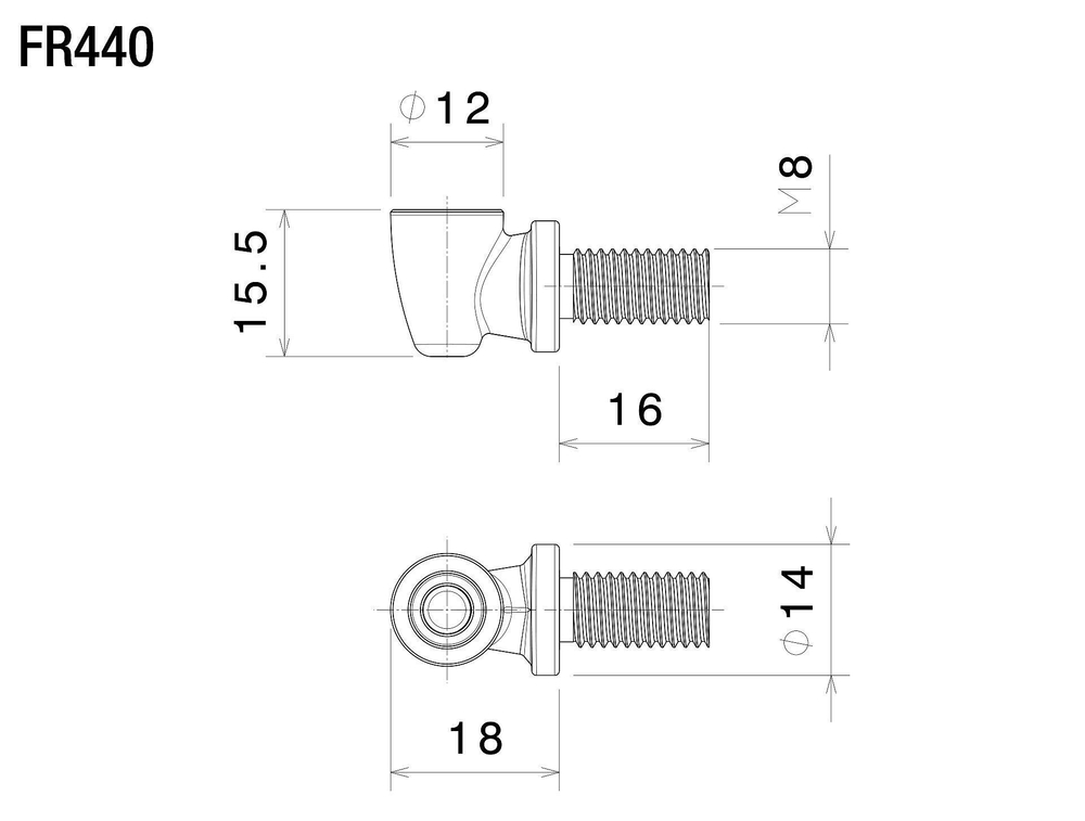 Rizoma Кронштейн крепления поворотников Light Unit FR440