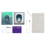 Эрекционное виброкольцо 3,1см с управлением через приложение We-Vibe Pivot 2 Rock Hard Smart Vibrating Penis Ring SNPV2SG6