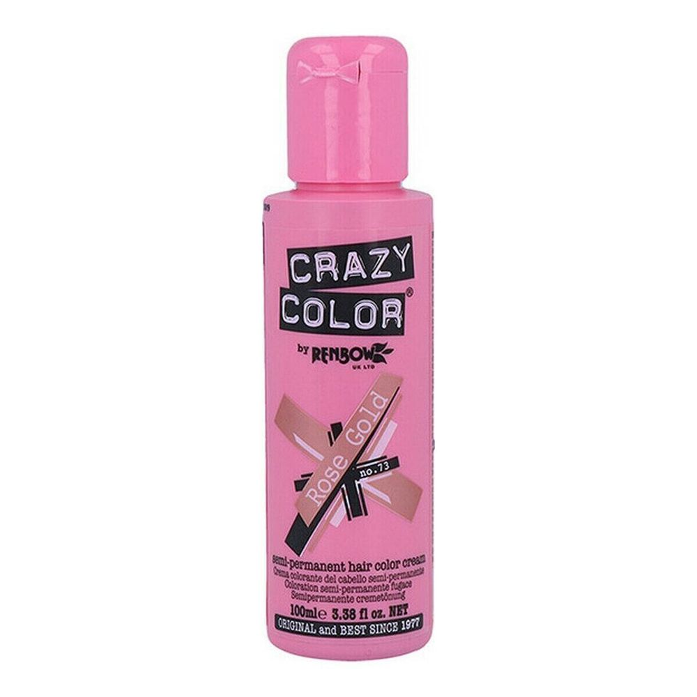 Краска полуперманентная Pink Gold Crazy Color Nº 73 (100 ml)