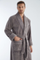 Халат  мужской  бамбуковый  1330 серый Nusa Турция