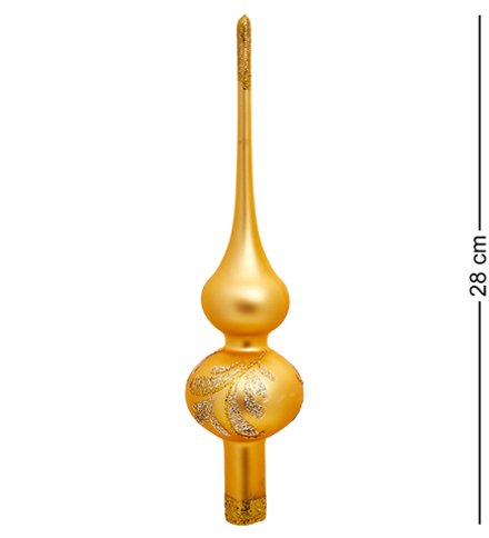 НФШ-1368 Ел. украшение Верхушка «Орнамент с веточкой» 28 см