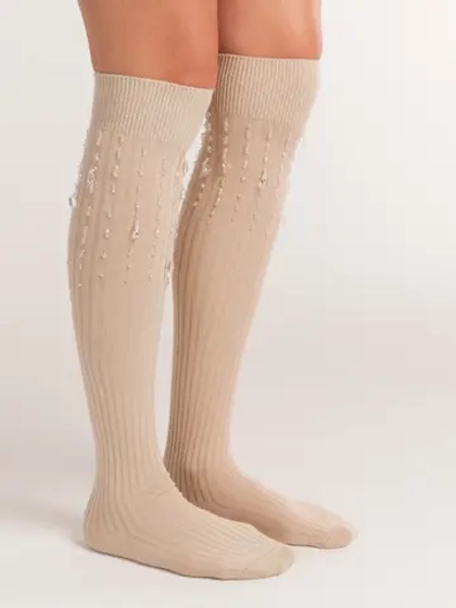 Гольфы DEW, бежевый