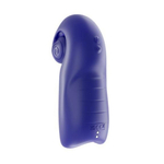 Синий мастурбатор с вибрацией SVibe Evo Snail Blue CE-N