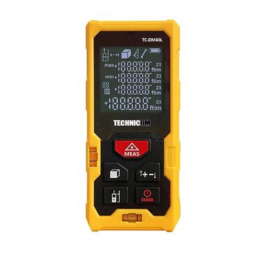 Лазерный дальномер TECHNICOM TC-DM40L, дальность 40м, цвет лазера красный, 2 точки отсчёта
