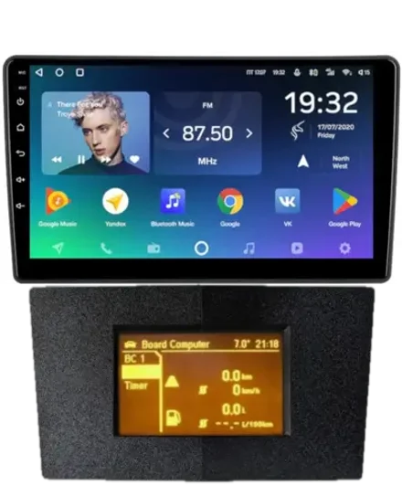 Магнитола для Opel Astra H (перенос БК вниз, черная) - Teyes SPRO+ Android 10, ТОП процессор, 4-32, SIM-слот