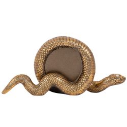 Настольные Часы Змея Линда Бронза