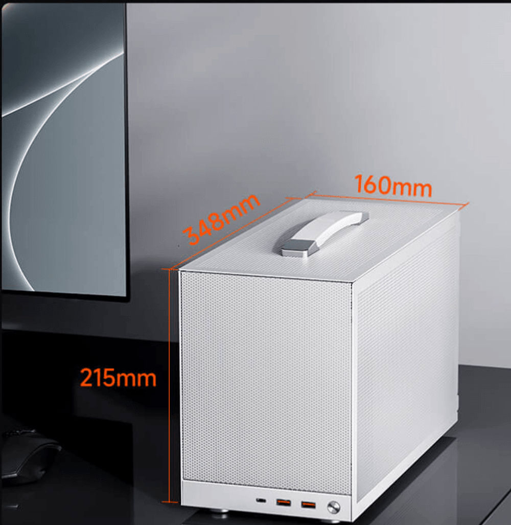 Корпус PCCooler K101 MESH WH 3F ITX 2xUSB3.0, 1xUSB-C, 3xFans, 1x3.5", 4x2.5" White