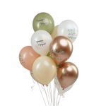 Шар 12" Ассорти С днем рождения, Ботаника деко