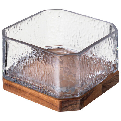 Конфетница "Aqua" на подставке, d13см, h8см