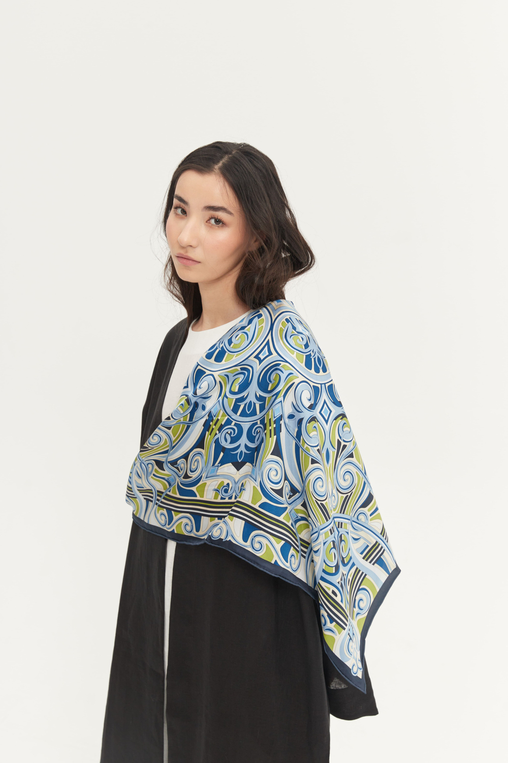 Платок, шелк