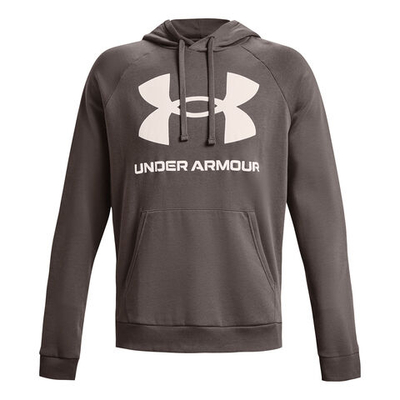 Мужская кофта теннисная Under Armour Rival Fleece Big Logo Hoody Men - Brown, White