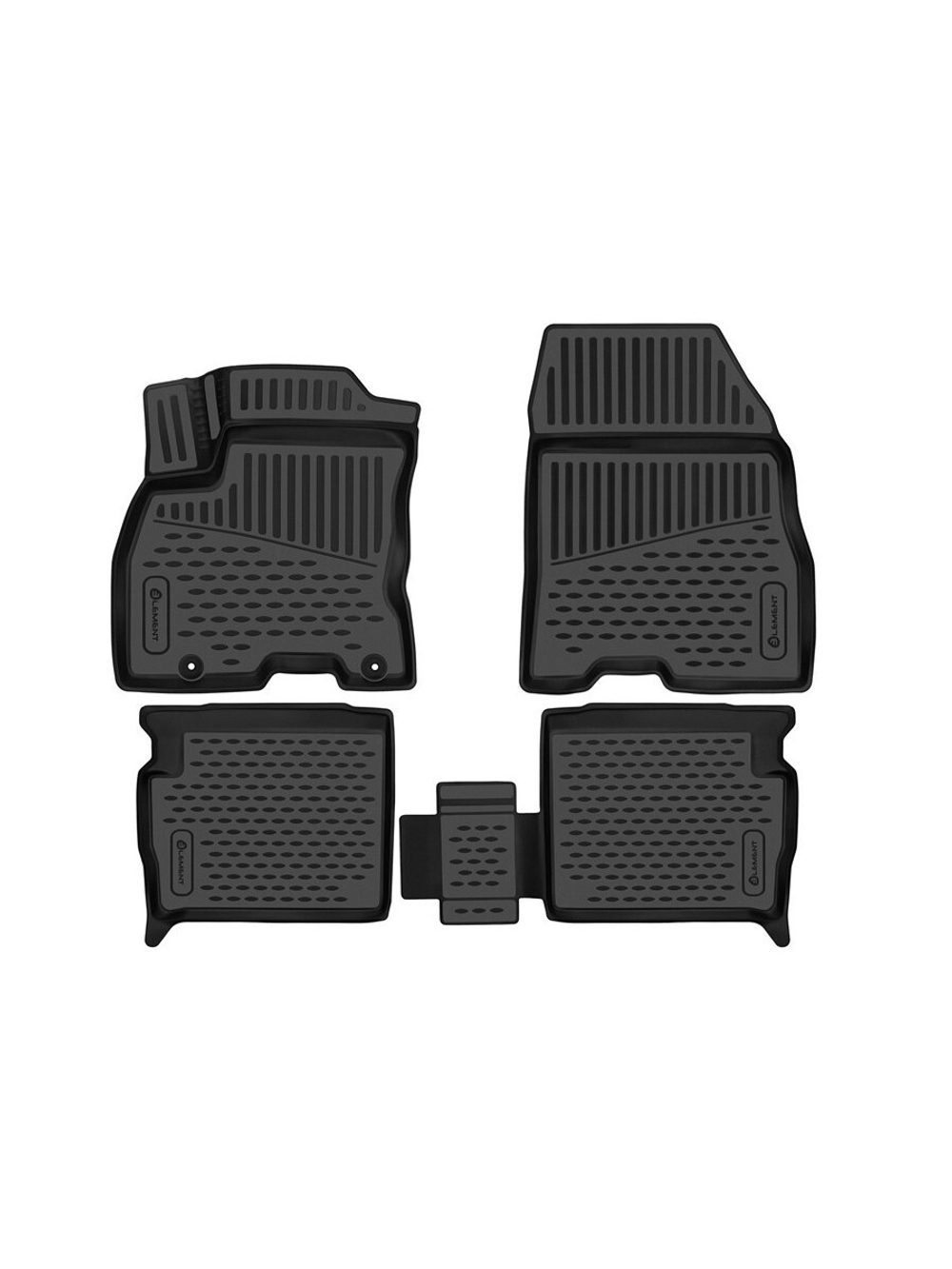 Коврики в салон для EVOLUTE i-Pro (I) 2022 - 4шт. (полиуретан) ELEMENT3DA67446210K