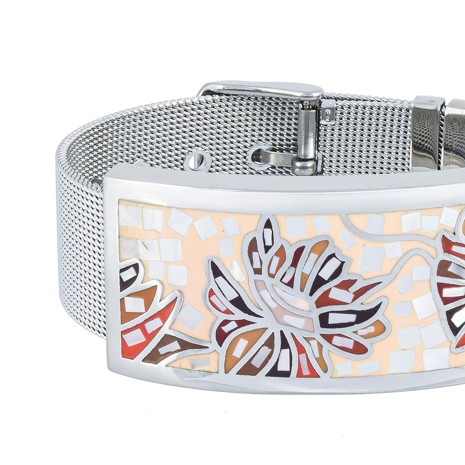 Браслет Fiore Luna на металлическом ремешке CB13600-27