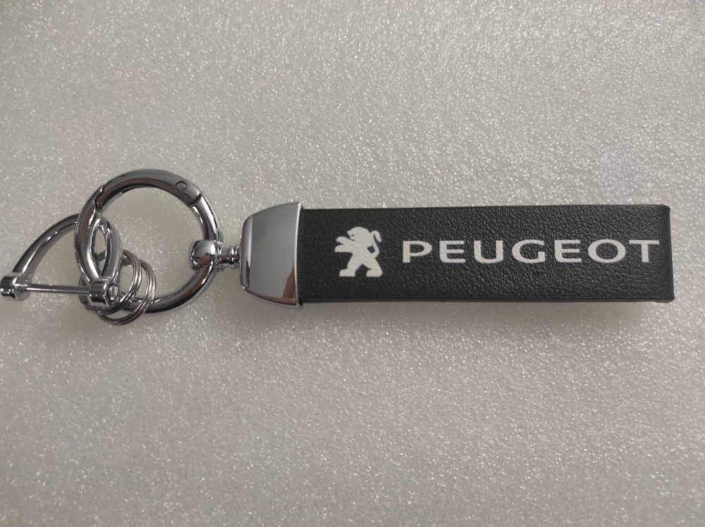 Peugeot / брелок автомобильный для ключей, карабин, петля (Титан) (1 шт.)
