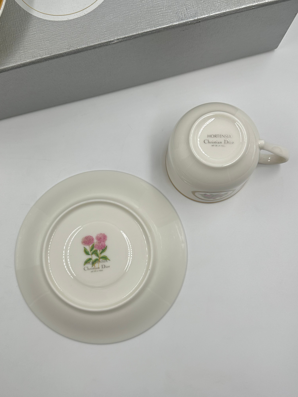 Набор из 2х кофейных пар Christian Dior, Hortensia