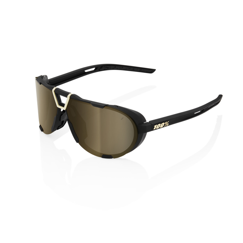 Спортивные очки 100% Westcraft / Soft Tact Black / Soft Gold Mirror Lens